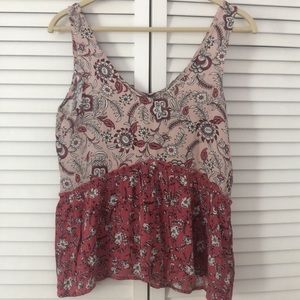 Aeropostale Floral Tank Top